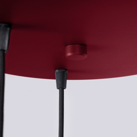 NOWOŚĆ Lampa wisząca HALO 3P burgundSL.1750 Sollux