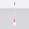 NOWOŚĆ Lampa wisząca HALO 1 brzoskwiniowaSL.1754 Sollux