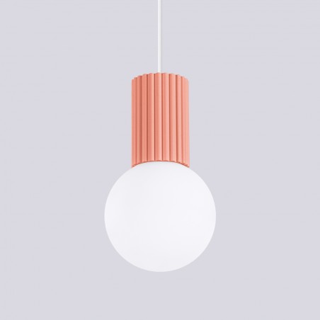 NOWOŚĆ Lampa wisząca HALO 1 brzoskwiniowaSL.1754 Sollux