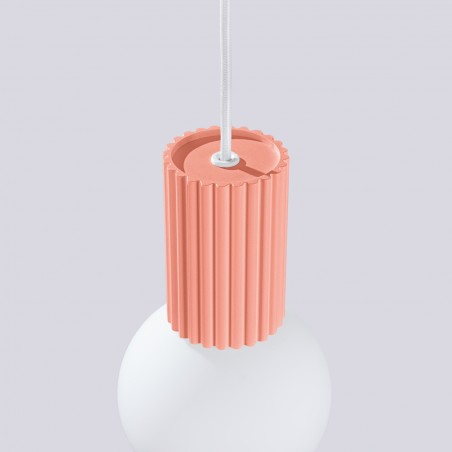 NOWOŚĆ Lampa wisząca HALO 1 brzoskwiniowaSL.1754 Sollux