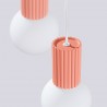 NOWOŚĆ Lampa wisząca HALO 3P brzoskwiniowaSL.1755 Sollux