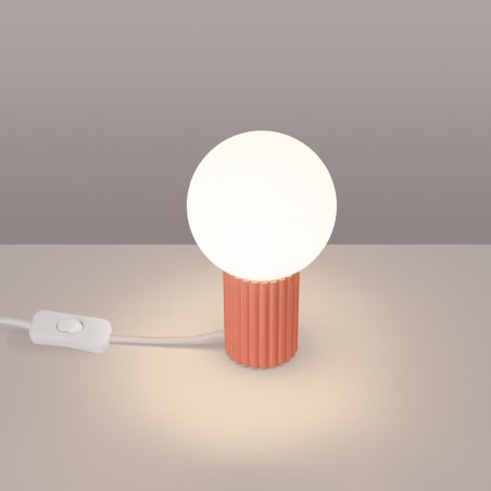 NOWOŚĆ Lampa biurkowa HALO brzoskwiniowaSL.1756 Sollux