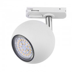 NOWOŚĆ Lampa na szynę, Reflektorek 4040 TRACER WHITE 1 TL-001 GU10 Tk Lighting