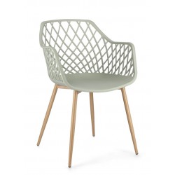NOWOŚĆ 0733416 BIZZOTTO krzesło OPTIK zielone  King Home