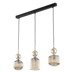NOWOŚĆ Lampa sufitowa potrójna, Żyrandol nad stół 11042 SOPHIA COGNAC 3XE14 Tk Lighting