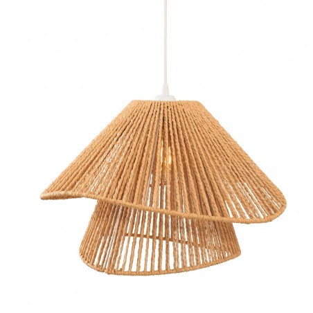 NOWOŚĆ MAXLIGHT P0578 LAMPA WISZĄCA AMALFI II NATURAL