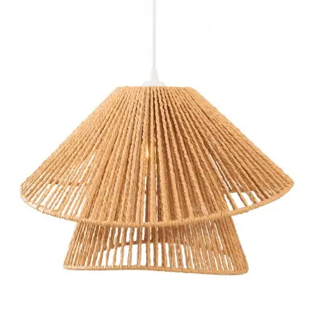 NOWOŚĆ MAXLIGHT P0578 LAMPA WISZĄCA AMALFI II NATURAL