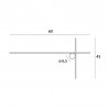 NOWOŚĆ MAXLIGHT W0369 KINKIET ARNE 60CM 10W IP44 3000K