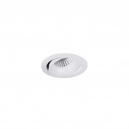 NOWOŚĆ MAXLIGHT H0098 OPRAWA WPUSTOWA MAX ARYA TILTED WHITE 8W ŚCIEMNIALNA