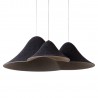 NOWOŚĆ MAXLIGHT P0565 LAMPA WISZACA BELLMOND BLACK&GREY