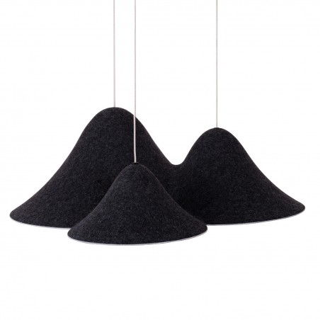 NOWOŚĆ MAXLIGHT P0565 LAMPA WISZACA BELLMOND BLACK&GREY