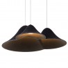 NOWOŚĆ MAXLIGHT P0565 LAMPA WISZACA BELLMOND BLACK&GREY