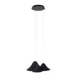 NOWOŚĆ MAXLIGHT P0565 LAMPA WISZACA BELLMOND BLACK&GREY
