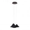 NOWOŚĆ MAXLIGHT P0565 LAMPA WISZACA BELLMOND BLACK&GREY