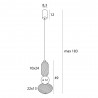 NOWOŚĆ MAXLIGHT P0591 LAMPA WISZĄCA BORA A