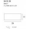 NOWOŚĆ MAXLIGHT H0017 OPRAWA OSWIETL. BOX III NM