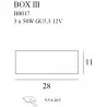NOWOŚĆ MAXLIGHT H0017 OPRAWA OSWIETL. BOX III NM