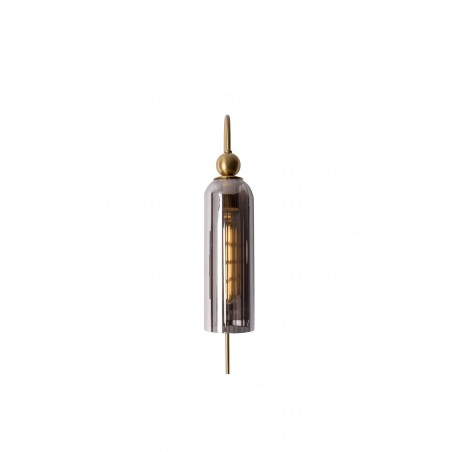 NOWOŚĆ MAXLIGHT W0333 KINKIET CAMPANILA SMOKY GLASS