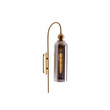 NOWOŚĆ MAXLIGHT W0333 KINKIET CAMPANILA SMOKY GLASS