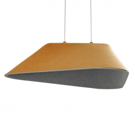 NOWOŚĆ MAXLIGHT P0569 LAMPA WISZACA CARBON EARTH YELLOW&GREY