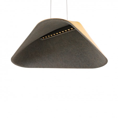 NOWOŚĆ MAXLIGHT P0569 LAMPA WISZACA CARBON EARTH YELLOW&GREY