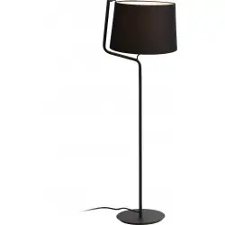 NOWOŚĆ MAXLIGHT F0036 LAMPA PODŁOGOWA CHICAGO CZARNY+CZARNY ABAŻUR