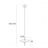 NOWOŚĆ MAXLIGHT P0554 LAMPA WISZĄCA CONE I