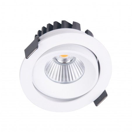 NOWOŚĆ MAXLIGHT H0094 4000K OPRAWA WPUSTOWA CYKLOP BIAŁA IP65