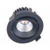 NOWOŚĆ MAXLIGHT H0095 4000K OPRAWA WPUSTOWA CYKLOP CZARNA IP65