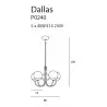 NOWOŚĆ MAXLIGHT P0240 LAMPA WISZĄCA DALLAS V