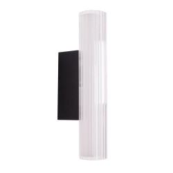 NOWOŚĆ MAXLIGHT W0363 KINKIET FAYETTE 31CM 6W IP44 3000K CZARNY