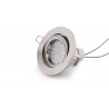 NOWOŚĆ MAXLIGHT H0037 OPRAWA WPUSTOWA FINE OKRĄGŁA METAL SZCZOTKOWANY