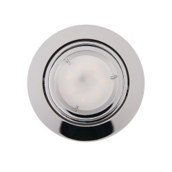NOWOŚĆ MAXLIGHT H0038 OPRAWA WPUSTOWA FINE OKRĄGŁA CHROM
