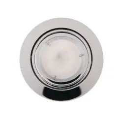 NOWOŚĆ MAXLIGHT H0038 OPRAWA WPUSTOWA FINE OKRĄGŁA CHROM
