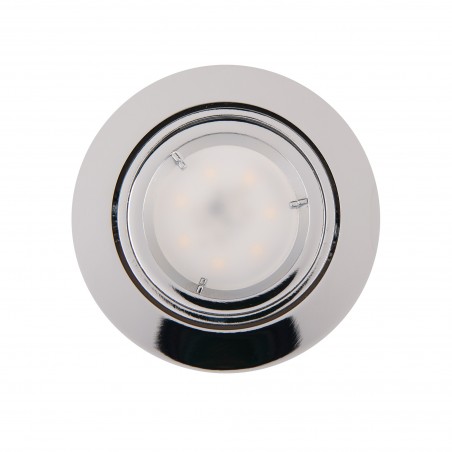 NOWOŚĆ MAXLIGHT H0038 OPRAWA WPUSTOWA FINE OKRĄGŁA CHROM