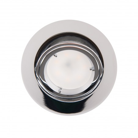 NOWOŚĆ MAXLIGHT H0038 OPRAWA WPUSTOWA FINE OKRĄGŁA CHROM