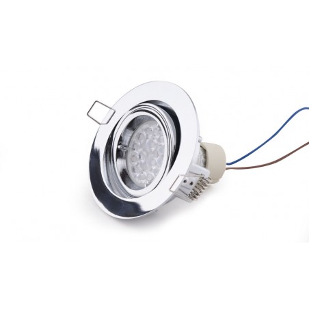 NOWOŚĆ MAXLIGHT H0038 OPRAWA WPUSTOWA FINE OKRĄGŁA CHROM