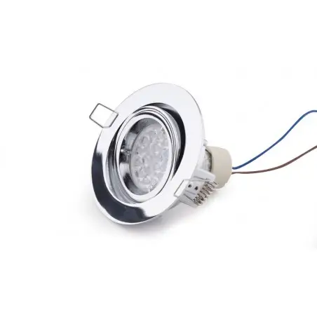 NOWOŚĆ MAXLIGHT H0038 OPRAWA WPUSTOWA FINE OKRĄGŁA CHROM