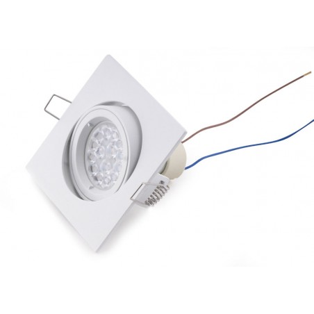 NOWOŚĆ MAXLIGHT H0039 OPRAWA WPUSTOWA FINE KWADRATOWA BIAŁA
