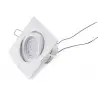 NOWOŚĆ MAXLIGHT H0039 OPRAWA WPUSTOWA FINE KWADRATOWA BIAŁA