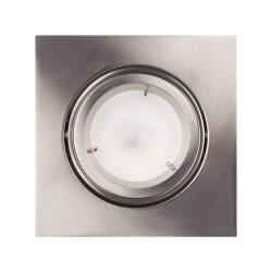 NOWOŚĆ MAXLIGHT H0040 OPRAWA WPUSTOWA FINE KWADRATOWA METAL SZCZOTKOWANY