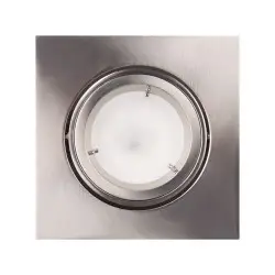 NOWOŚĆ MAXLIGHT H0040 OPRAWA WPUSTOWA FINE KWADRATOWA METAL SZCZOTKOWANY