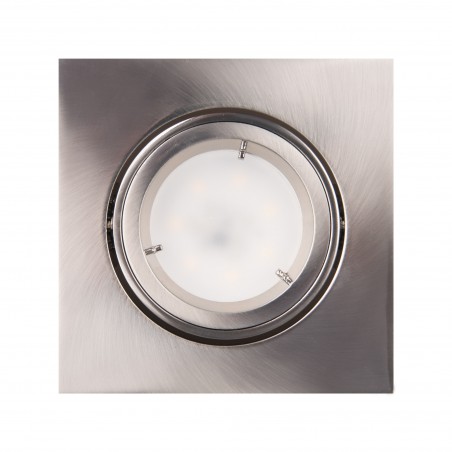 NOWOŚĆ MAXLIGHT H0040 OPRAWA WPUSTOWA FINE KWADRATOWA METAL SZCZOTKOWANY
