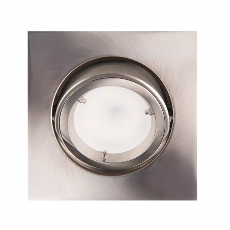 NOWOŚĆ MAXLIGHT H0040 OPRAWA WPUSTOWA FINE KWADRATOWA METAL SZCZOTKOWANY