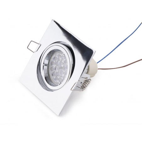 NOWOŚĆ MAXLIGHT H0041 OPRAWA WPUSTOWA FINE KWADRATOWA CHROM