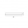 NOWOŚĆ MAXLIGHT C0258 LAMPA SUFITOWA FLEX 30W CZARNA