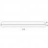 NOWOŚĆ MAXLIGHT C0259 LAMPA SUFITOWA FLEX 15W CZARNA