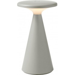 NOWOŚĆ MAXLIGHT T0064 LAMPA STOŁOWA FUNGHI SZARA IP44