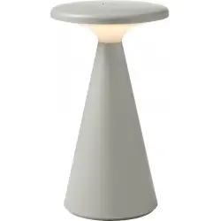 NOWOŚĆ MAXLIGHT T0064 LAMPA STOŁOWA FUNGHI SZARA IP44