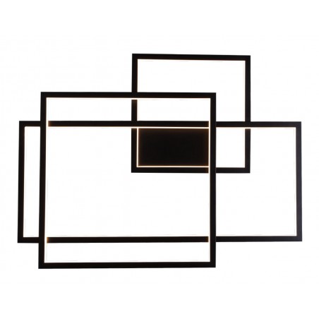 NOWOŚĆ MAXLIGHT W0233D KINKIET LED GEOMETRIC CZARNY - NOWY ŚCIEMNIALNY
